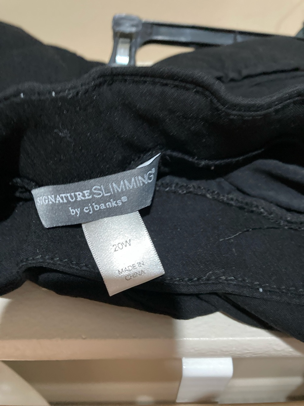 CJ Banks Black Capri Pants - Classic Cropped Chinos - Picture 2 of 5